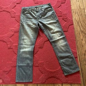 GAP Premium Slim Straight Retro Gray 36x32